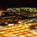 NSA Building at night