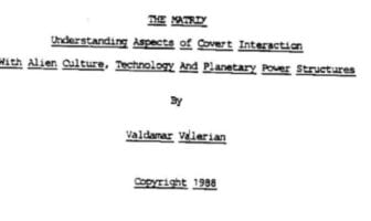 The Matrix Document