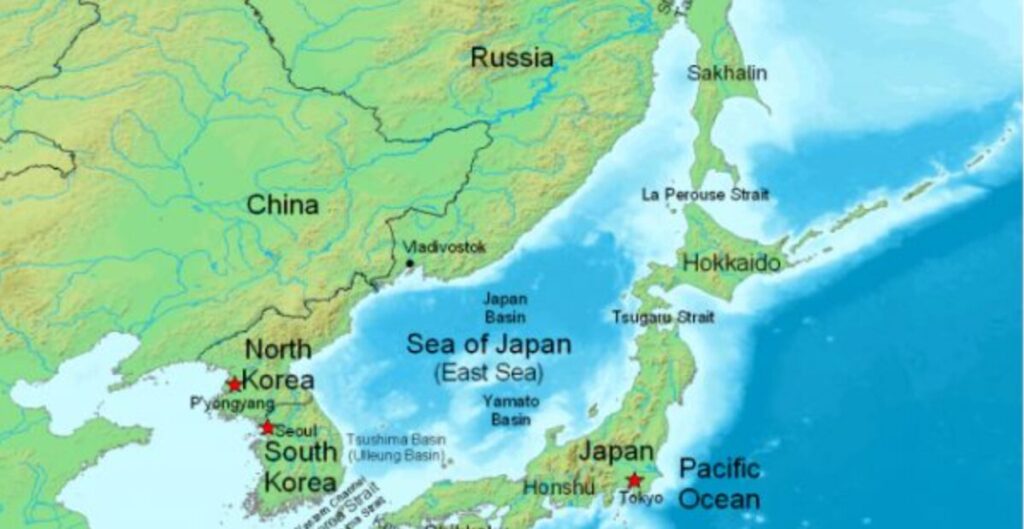 UFO Hinders Flights Of Two Russian Jets In The Sea Of Japan (East Sea)