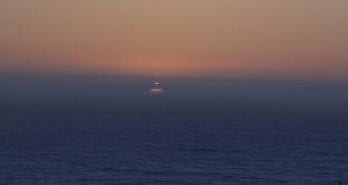 UFO over Bodega Bay, California