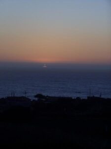 UFO over Bodega Bay, California