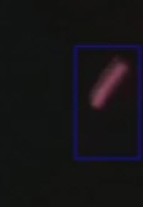 Frame 1 of the UFO Detector's capture of the unknown object.