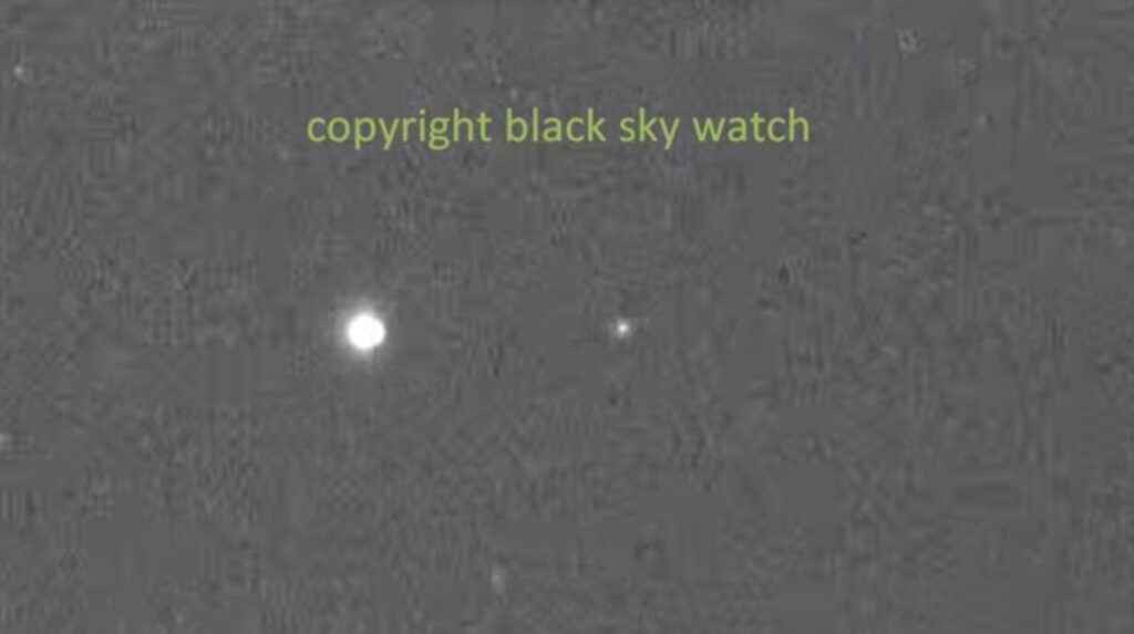 Witness Sees & Takes Video Taken of Large White Orb UFO