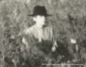 The Ghost of Boothill Cemetery - Zoomed in on unknown figure.