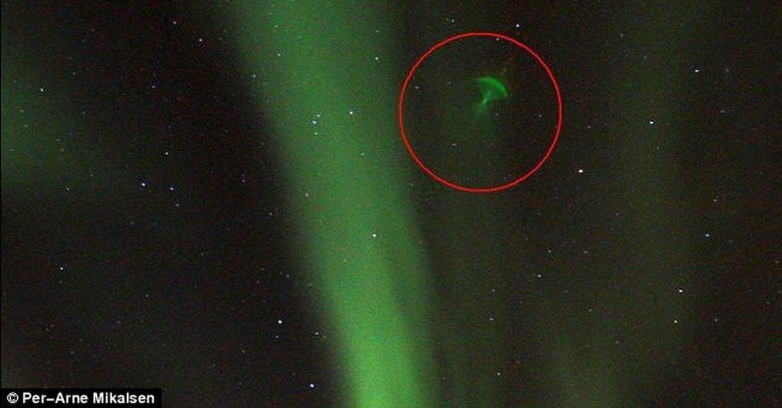 Was mysterious jellyfish in sky caused by space satellite reflecting Northern Lights?