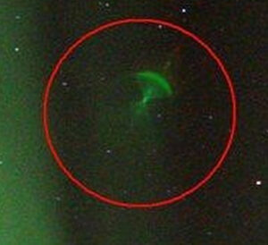 Close up of the "UFO"