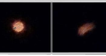 2 Witness 4 Glowing Orange Orb UFOs