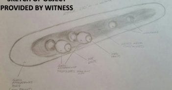 Retired Policeman Sees Cylindrical UFO in Desert