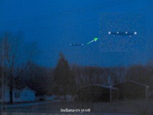 Unknown Object Photographed over Indiana