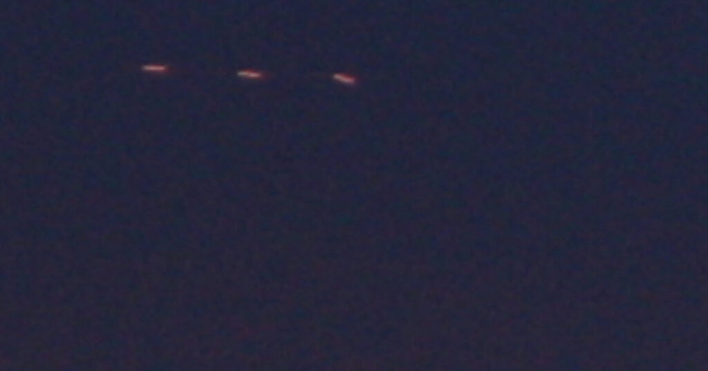 Seven Photographs Taken of Unknown Object over Kingman, Arizona