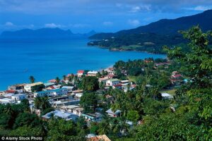 The'alien fish' was caught on the island of Carriacou, a few miles from Grenada (stock image).