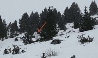 Spanish YETI Pictures Appear to Show an Abominable Snowman in the Pyrenees Mountains