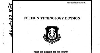 UFO Incident Causes Sensation Throughout Half of China, 24 July 1981