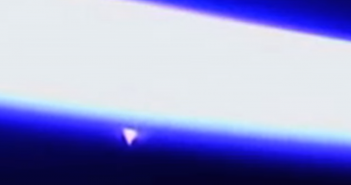 Triangle UFO in Space