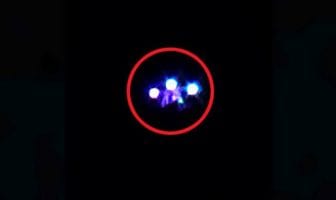 Viewers spooked by bizarre footage of giant purple UFO floating in night sky