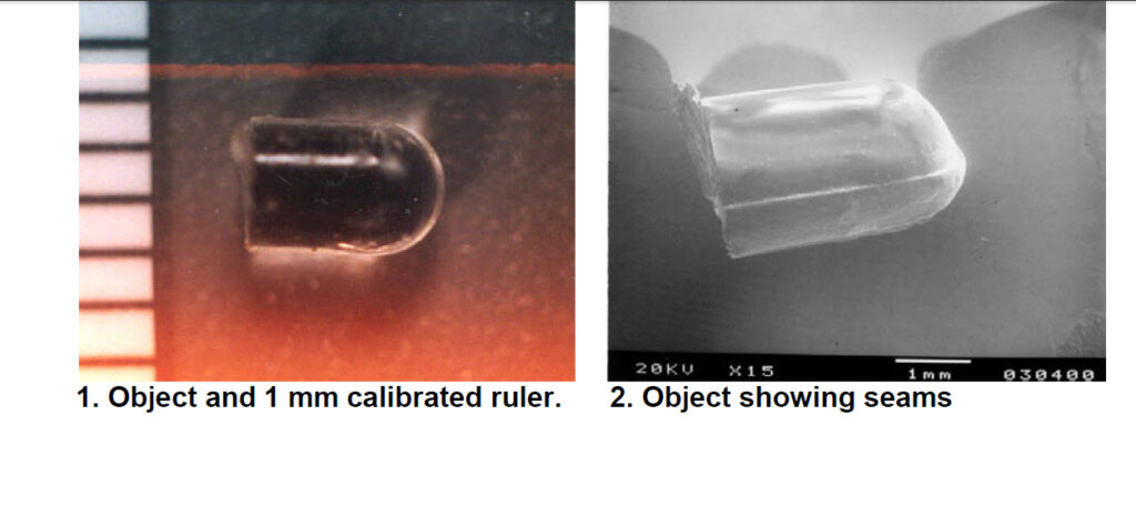 Analysis of a Foreign Material Found in the Body of a Possible Abductee