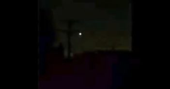 Large Slow Moving Light Disappears Behind Trees, Long Beach, California