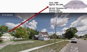 Chrome Disk Shaped Craft Flies Straight Upward – Warren, Ohio
