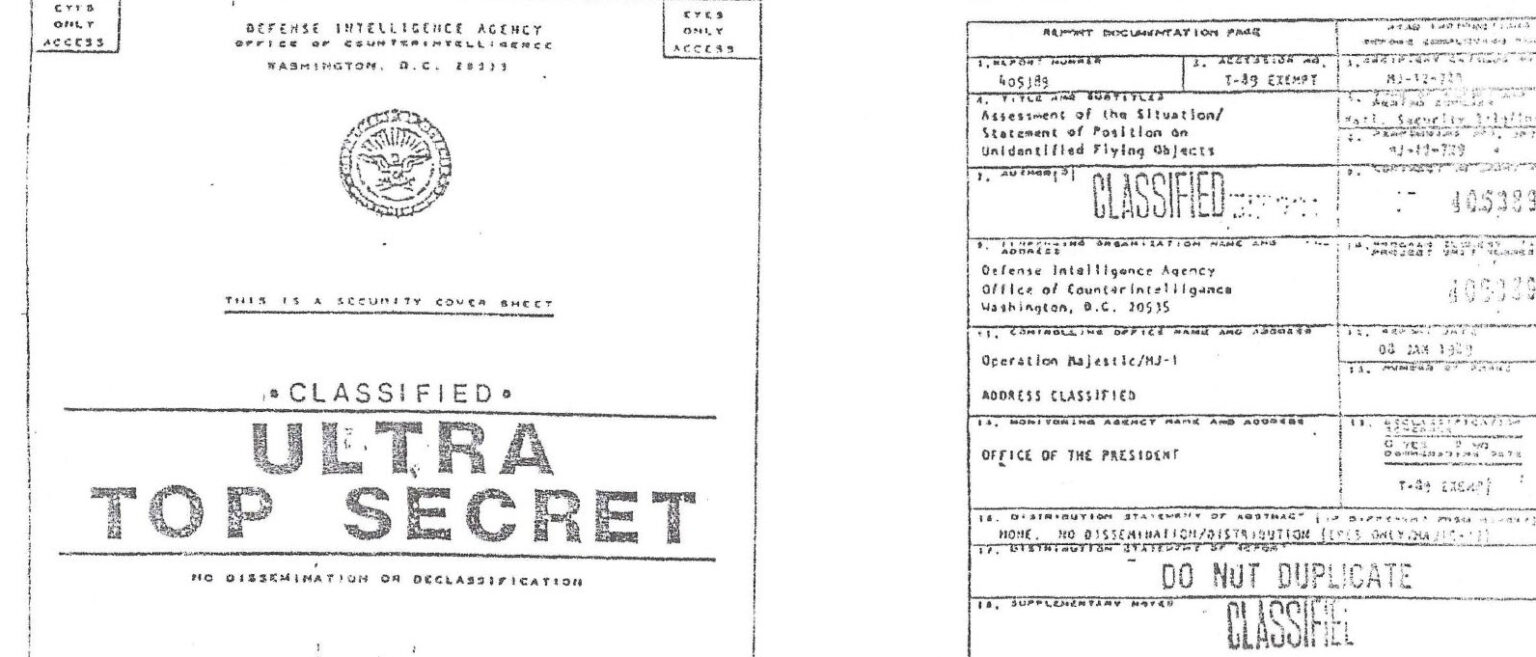 New Majestic-12 (MJ-12) Briefing Documents Released June 2017