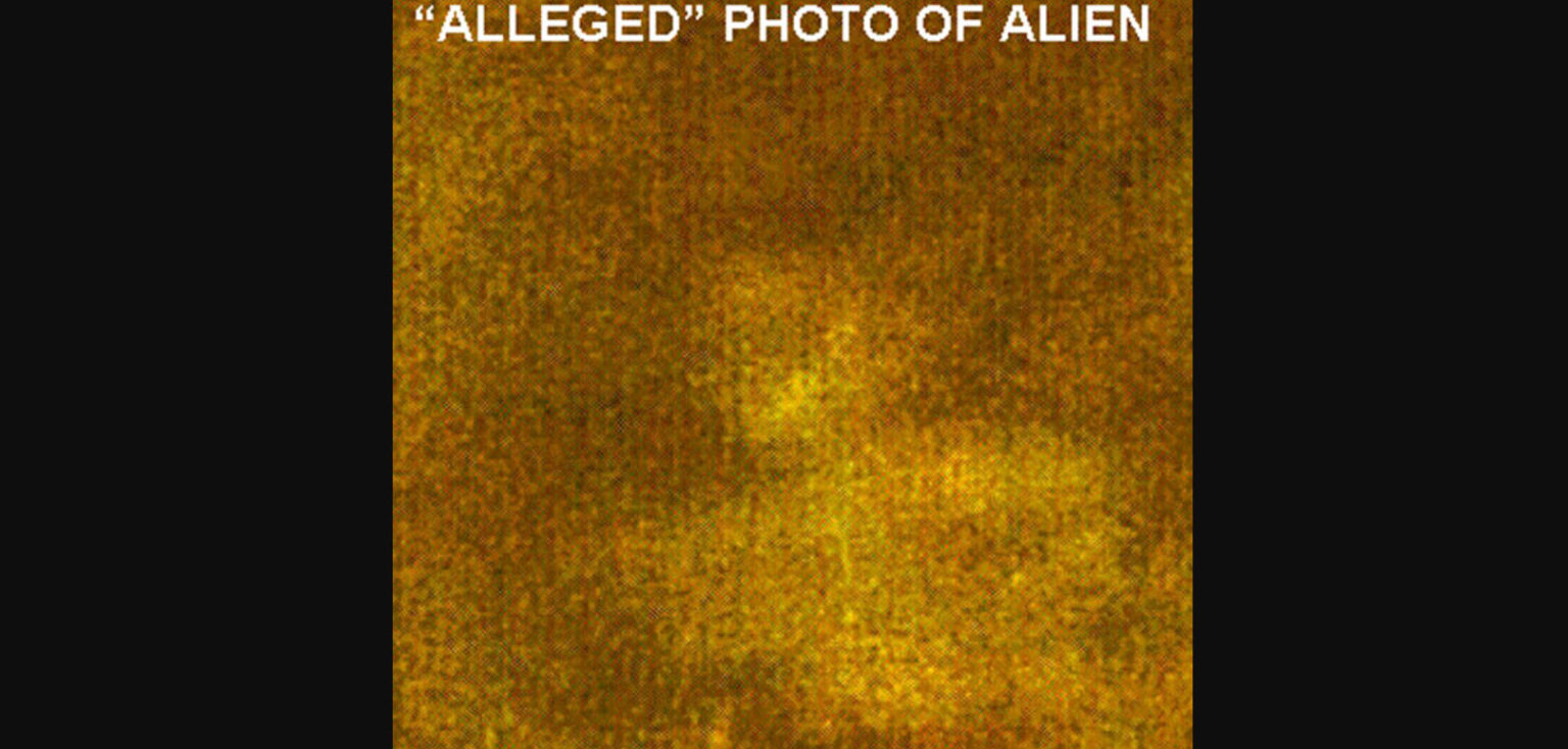 Photos Taken of Alien Being & Flying Disks