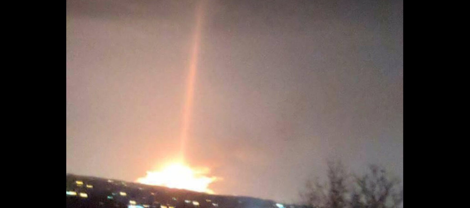 What was this strange beam of light in Taylor, Michigan?