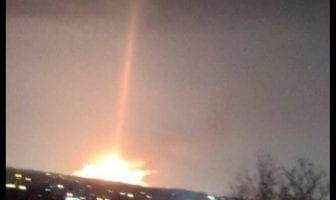 What was this strange beam of light in Taylor, Michigan?