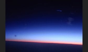 UFO Seen From Airplane During Flight From Finland to Tokyo, Japan