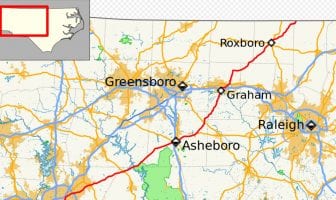 UFO over Asheboro, North Carolina – February 23, 2018