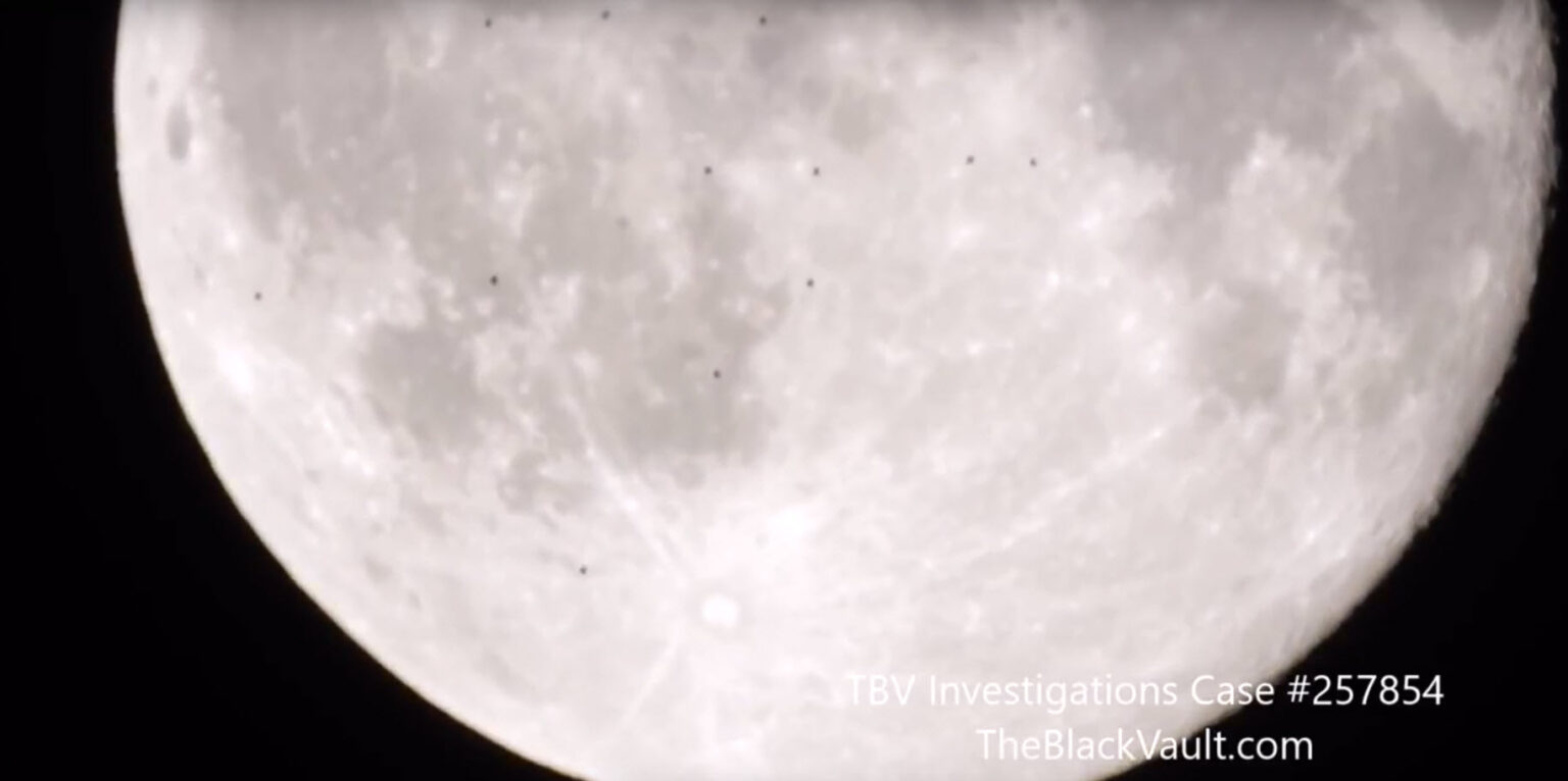 Multiple UFOs Fly Across Moon – Shot by Amateur Astronomer – Rome, Italy – July 29, 2018