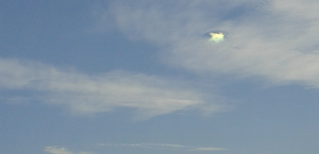 UFO Photographed in the Clouds over Stockton, California