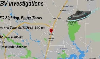 UFO over Porter, Texas – August 23, 2018