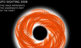 UFO over Hebden Bridge, United Kingdom – June 29, 2008