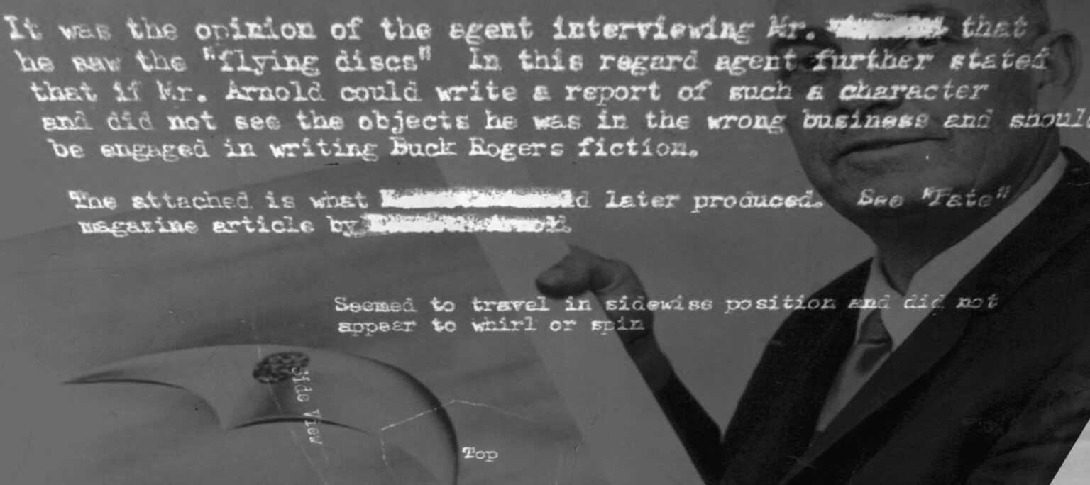 The Kenneth Arnold Sighting, Mt. Rainier, Washington, June 24, 1947