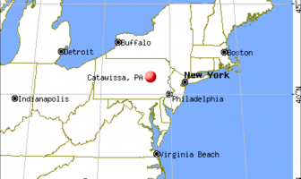 UFO over Catawissa, Pennsylvania, June 9, 2019