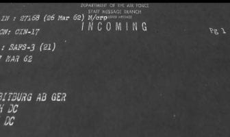 Ramstein Air Force Base UFO Encounter, March 26, 1962