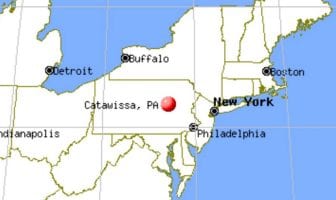 UFO over Catawissa, Pennsylvania, June 9, 2019