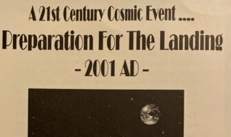 Preparation For The Landing 2001 AD Brochure