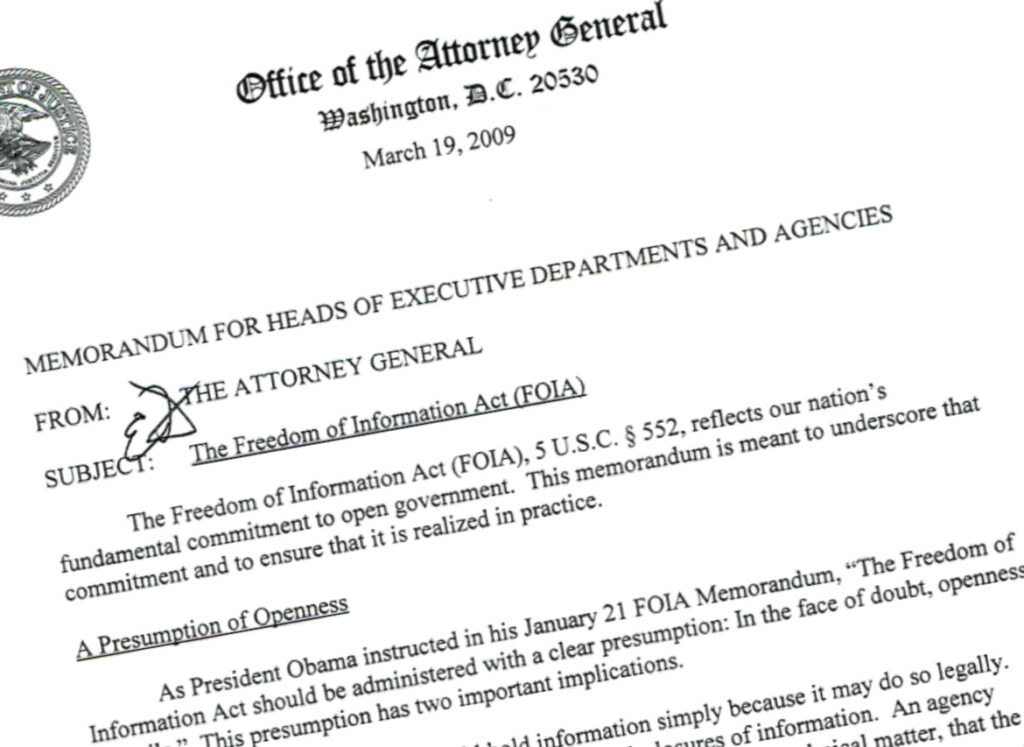 FOIA Policy, Changes & Handbooks