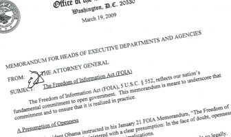 FOIA Policy, Changes & Handbooks