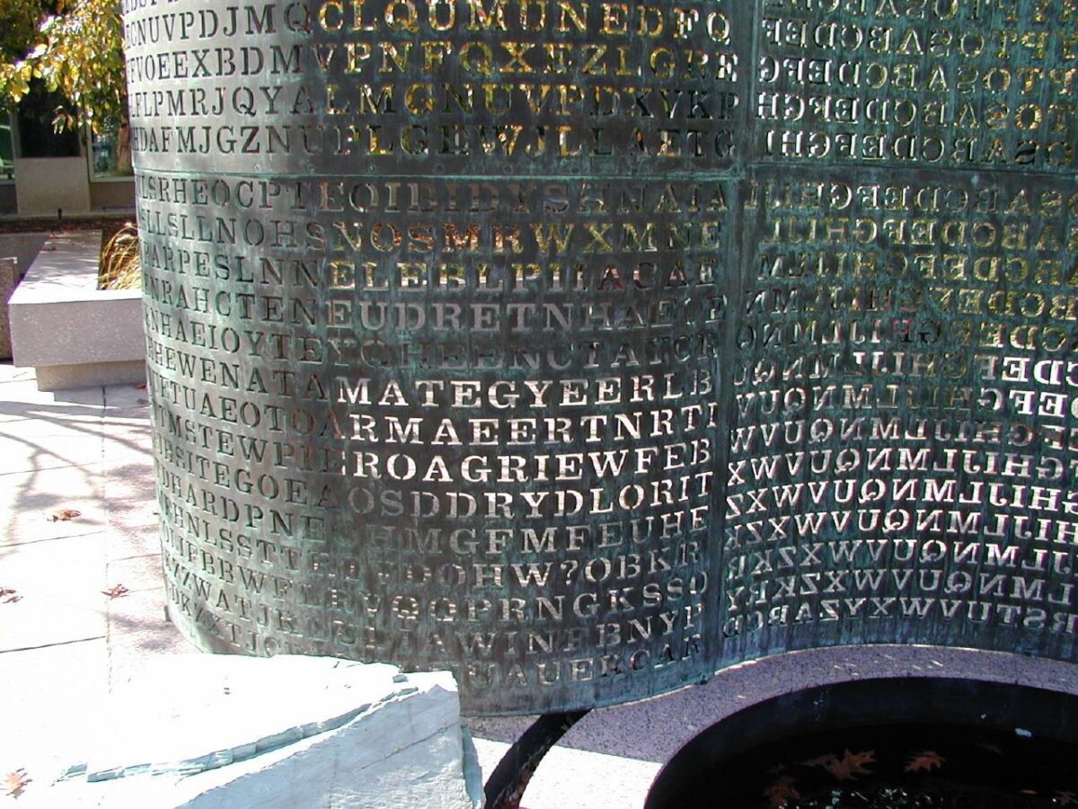 The CIA’s Kryptos Statue The Black Vault