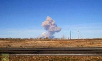 4,000 tons of shells explode in Central Russia, October 2012