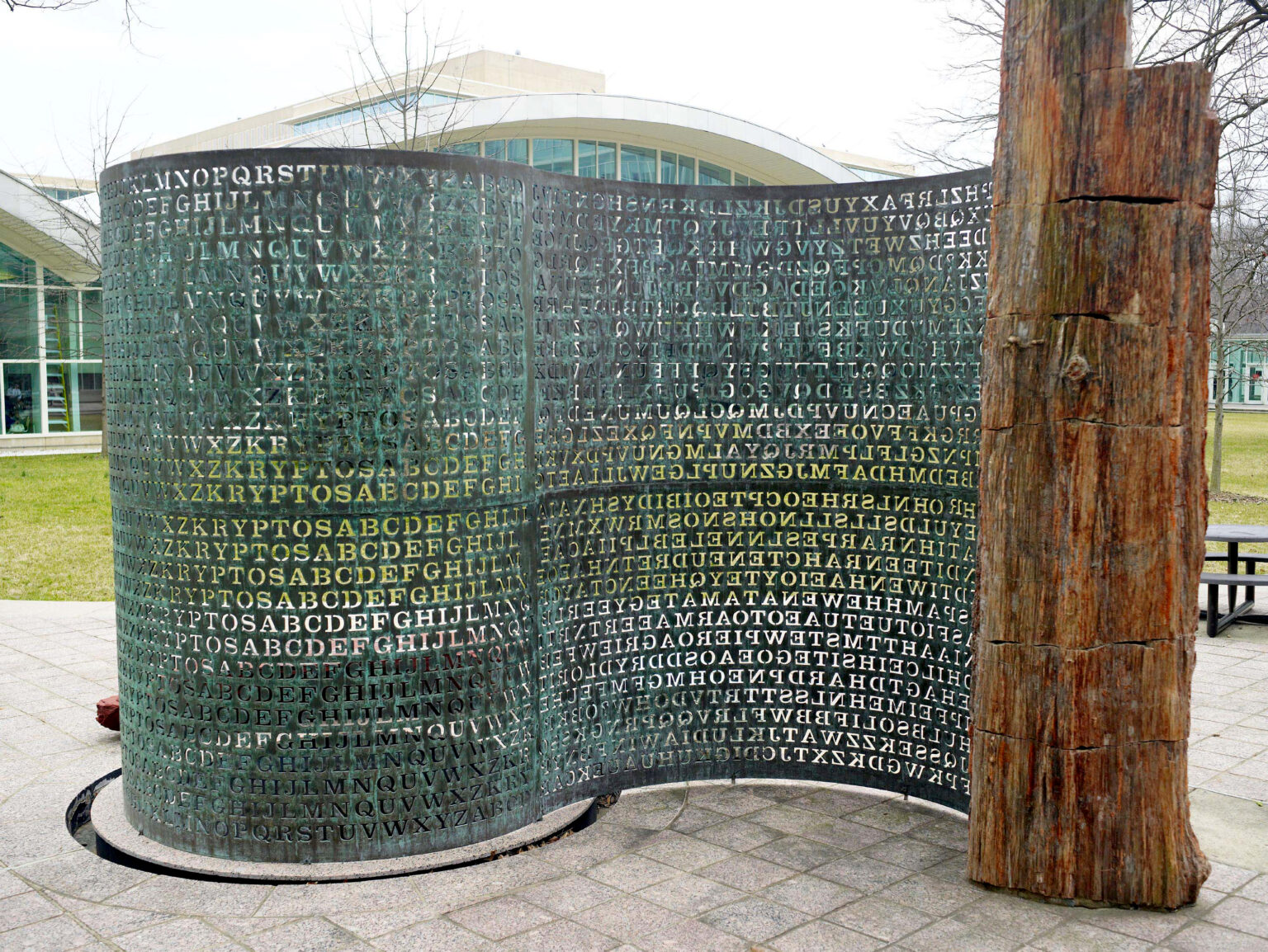 The CIA’s Kryptos Statue