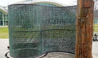 The CIA’s Kryptos Statue