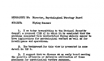 Central Intelligence Agency (CIA) UFO Collection