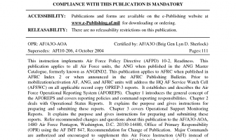 UFO Reporting Procedures & Regulations
