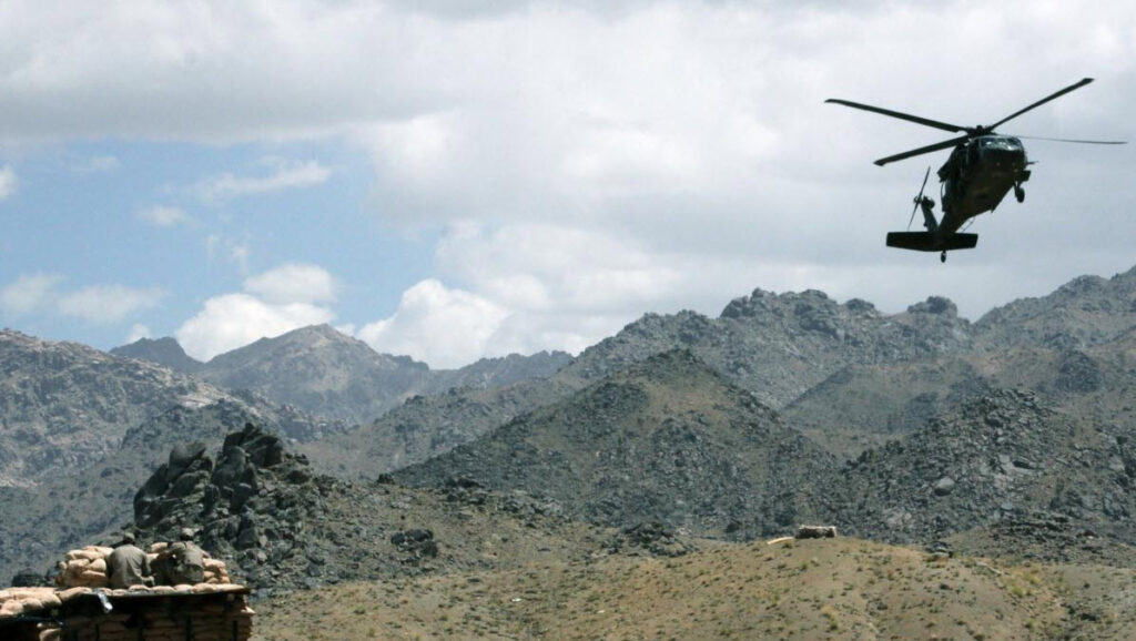 Taliban downing of US helicopter in Zabul, Afghanistan, December 17, 2013