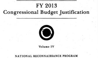 National Reconnaissance Office (NRO) Congressional Budget Justification – 2013