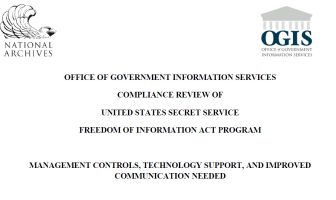 OGIS Releases Assessment of Secret Service FOIA Program, July 27, 2016