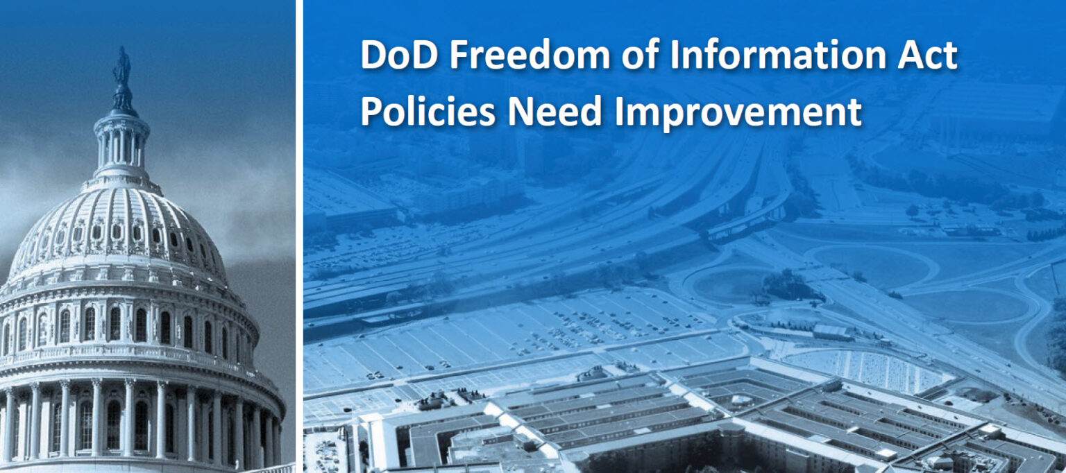 DOD/IG Report: DoD Freedom of Information Act Policies Need Improvement, August 16, 2016