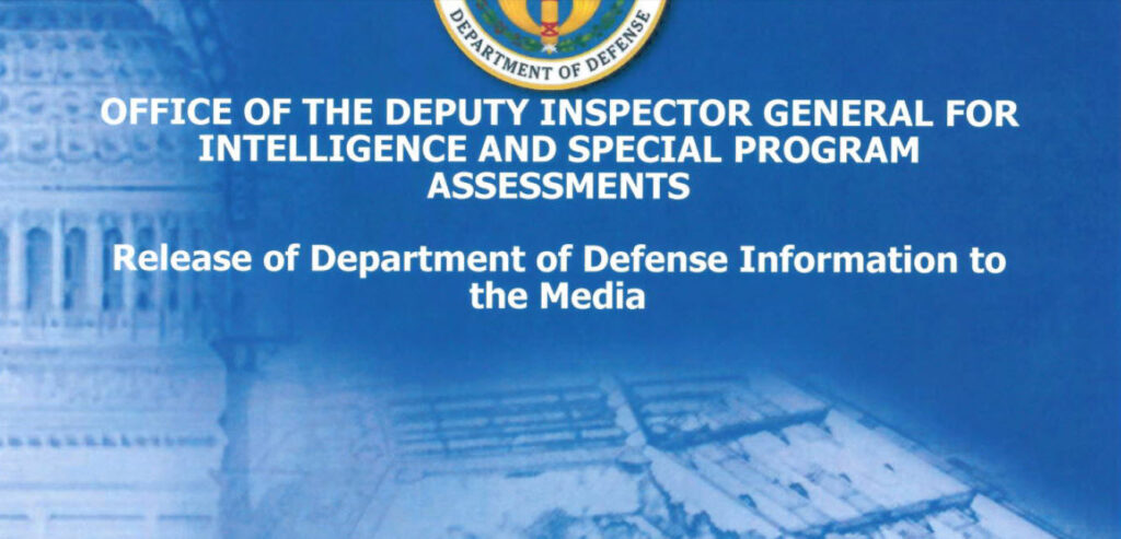 Congressionally Requested Action on Released Department of Defense Information to the Media, June 14, 2013